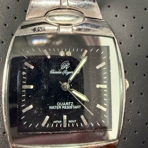 Charles Raymond Silver Quartz Watch